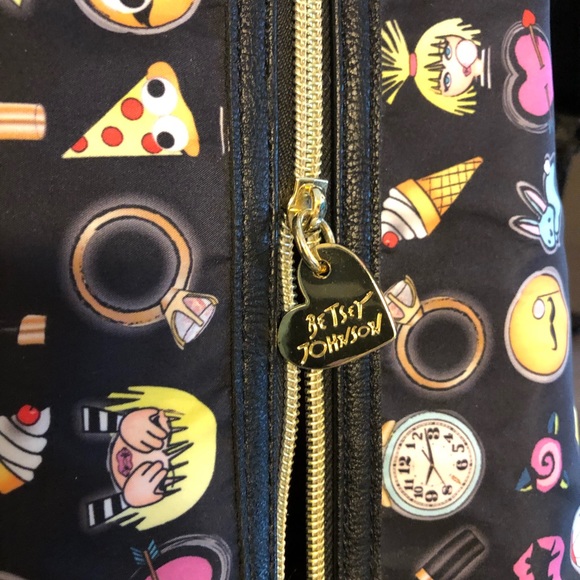 💖 Betsy Johnson Emoticon Duffle Bag | Weekender - Picture 10 of 12